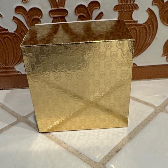 Michael Kors Gold-Tone Logo Earrings - Picture 3 of 3